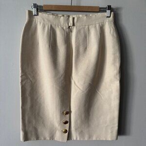 Rare Vintage Chanel Skirt | Excellent Condition VTG 90s Work Dinner